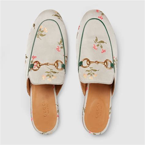 gucci flower slippers|Gucci slippers women.